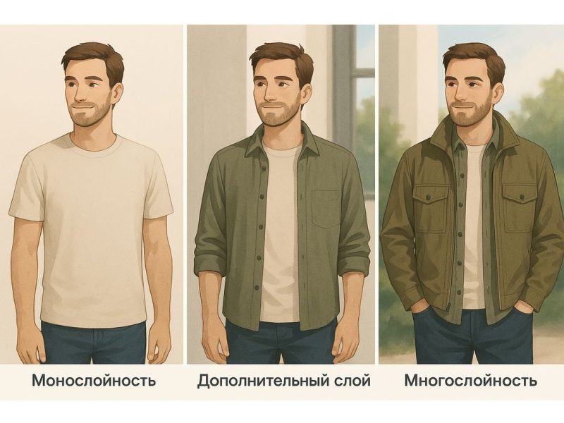 Многослойность в капсульном гардеробе