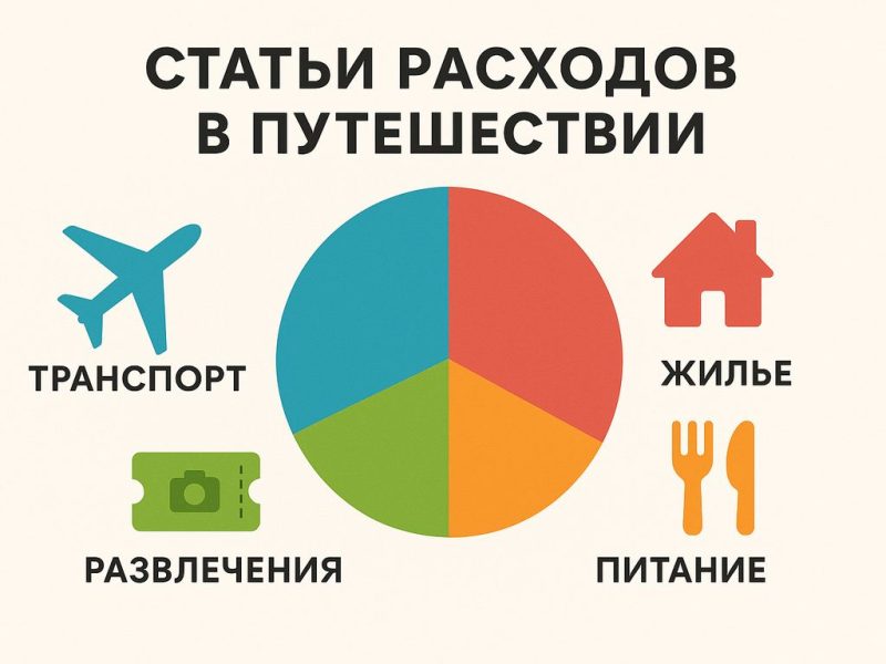 Основные статьи расходов в путешествии