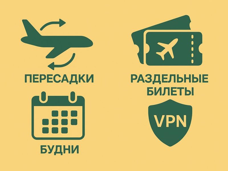 Лайфхаки – дешевые авиабилеты