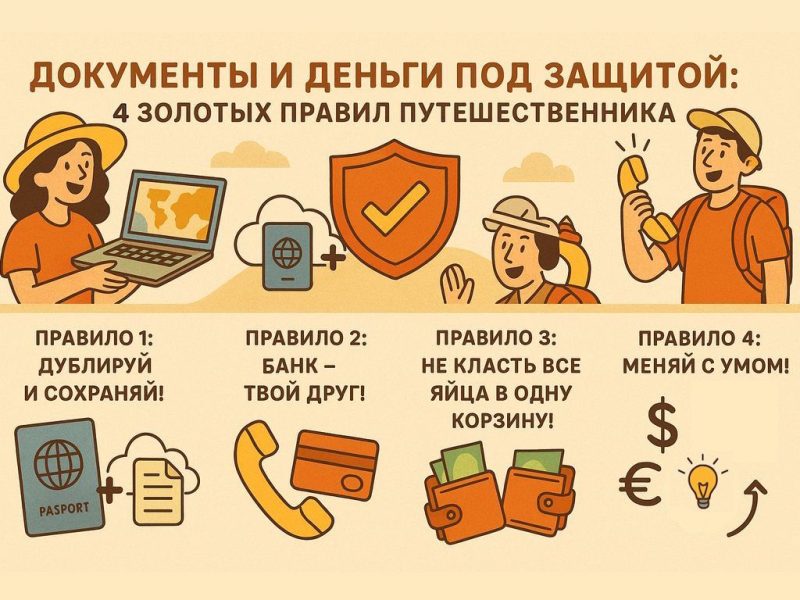 Инфографика: документы и деньги под защитой