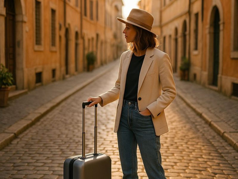 Капсульный гардероб для путешествий: ваш ключ к легкому багажу и стильным образам.